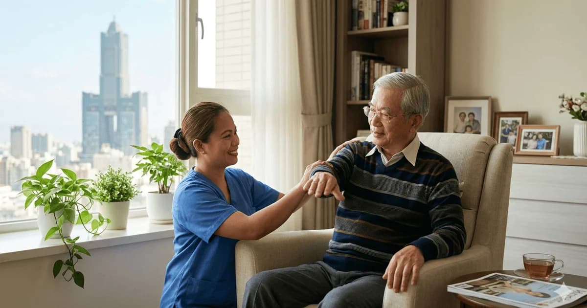 高雄外籍看護推薦懶人包：一個月多少錢？免評估資格與優質仲介挑選4大重點
